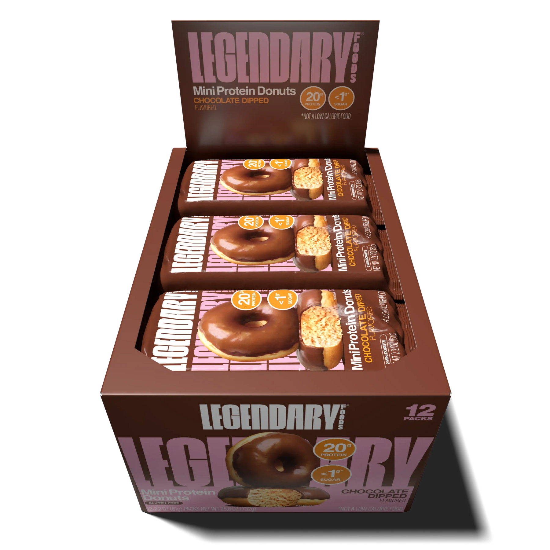 Legendary Foods Protein Donut Chocolate Dipped 61g