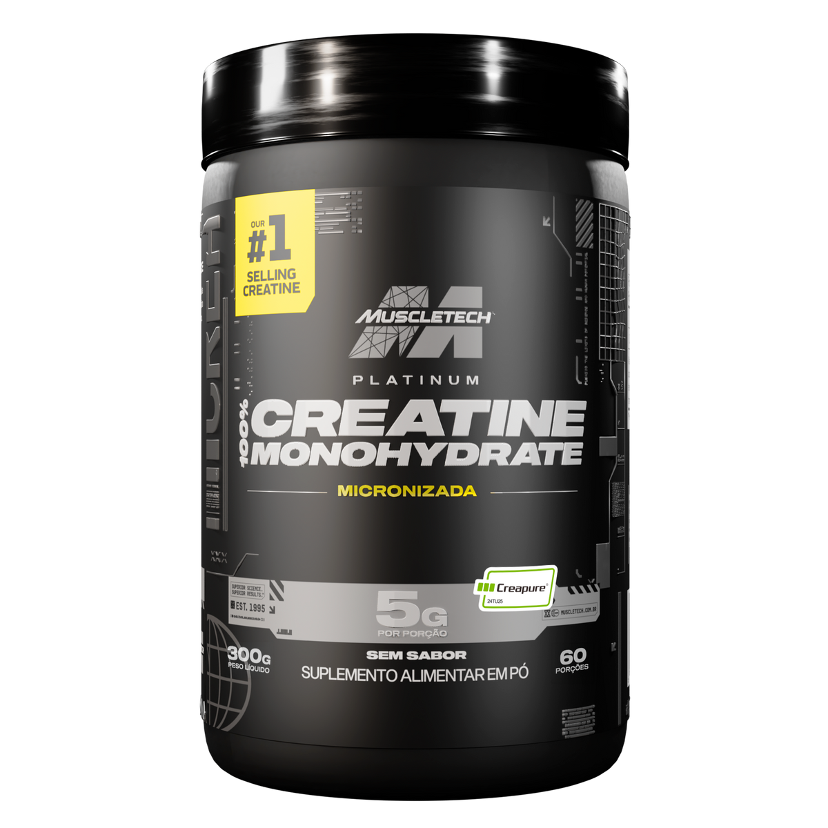 Muscletech Creatina Creapure Platinum 300g
