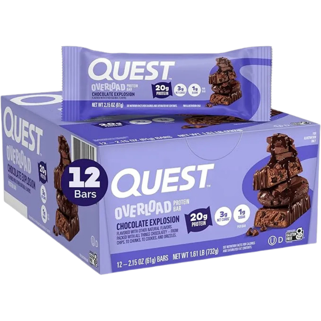 Quest bar Chocolate Explosion Overload 61g