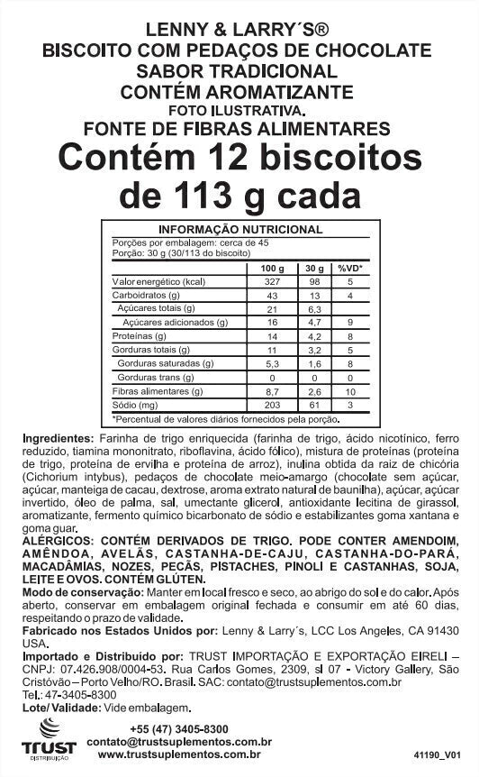 Lenny & Larry's Chocolate Chip 113g