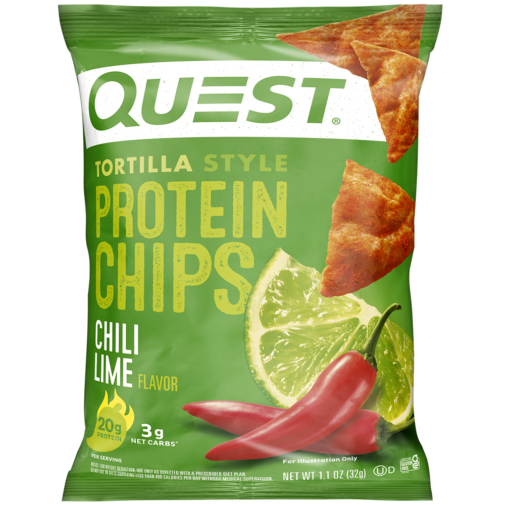Quest Nutrition Protein Tortilla Chips Chili Lime 32g
