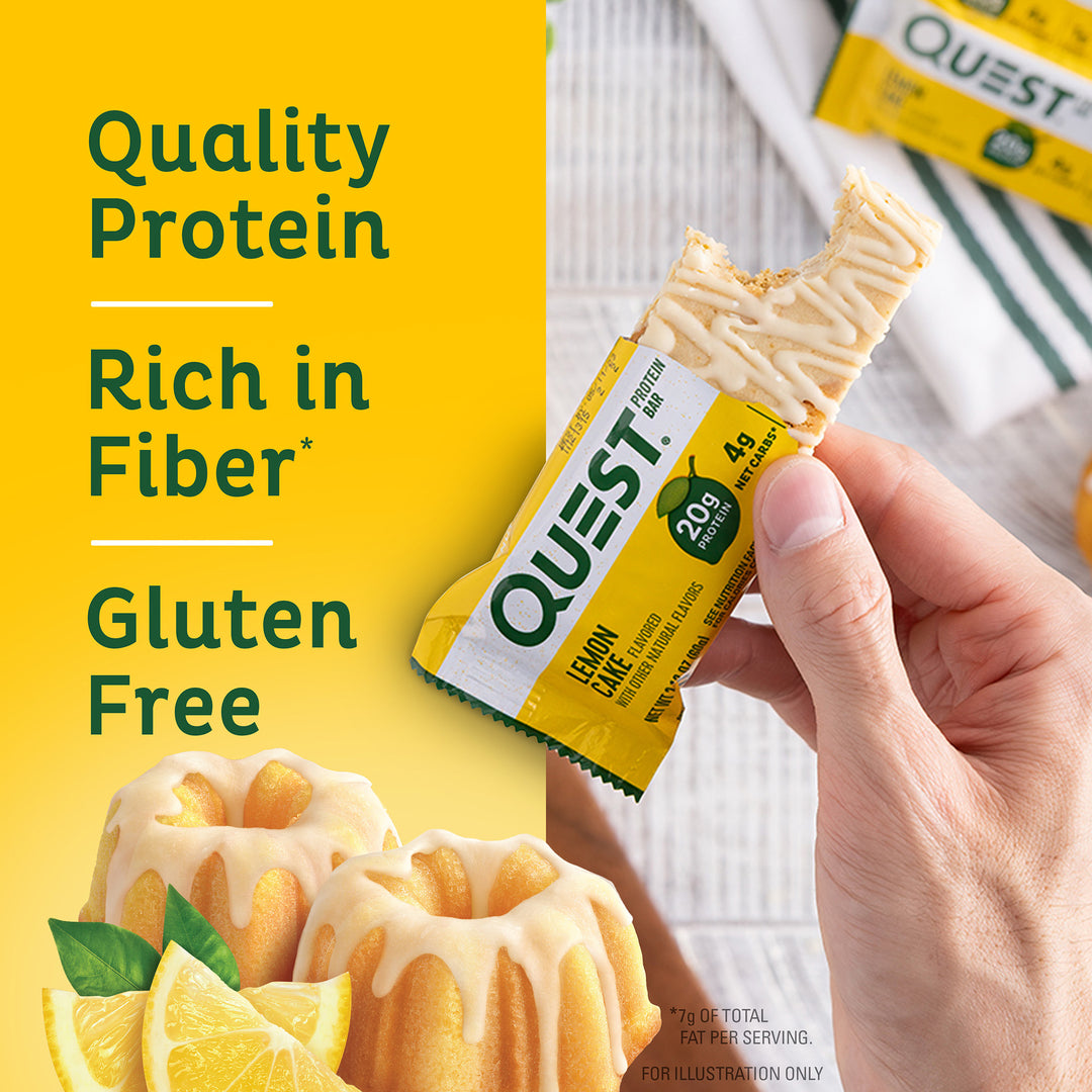 Quest Nutrition Protein Bar Lemon Cake 60g