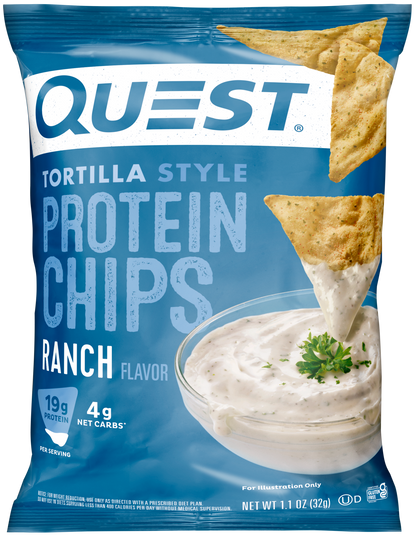 Quest Protein Tortilla Chips Ranch 32g