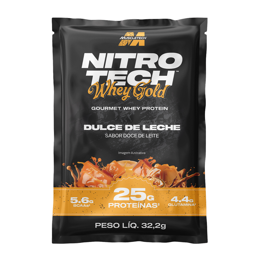 Sachê Muscle Tech Whey Gold Doce de leite 32gr