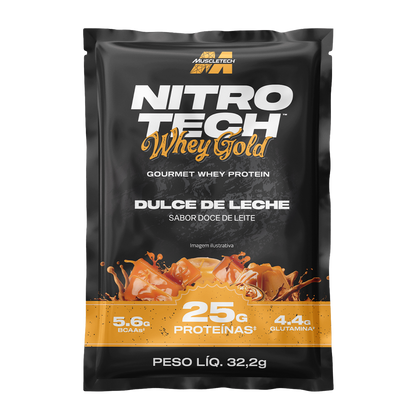 Sachê Muscle Tech Whey Gold Doce de leite 32gr