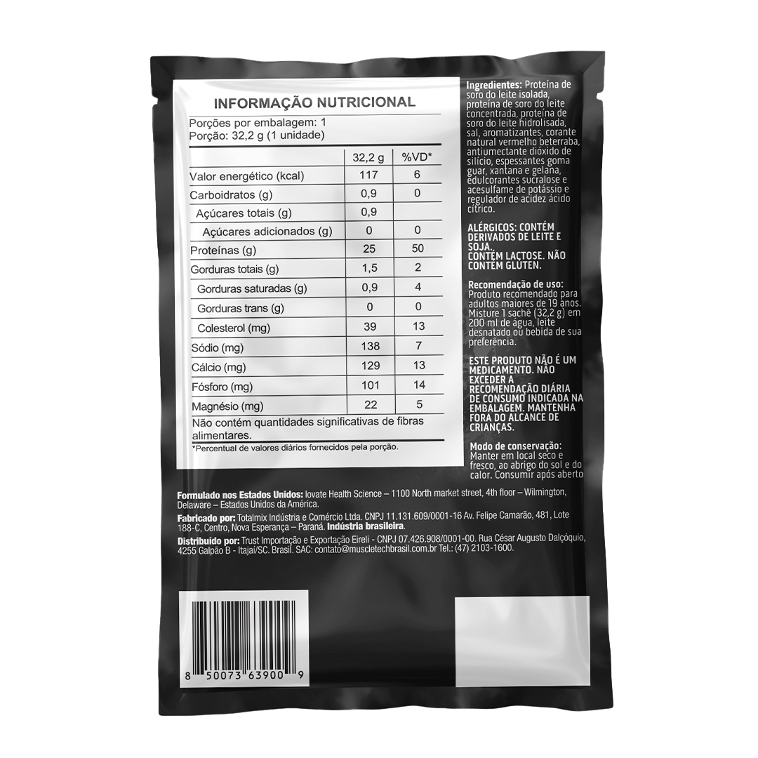 Sachê Muscle Tech Whey Gold Morango 32gr