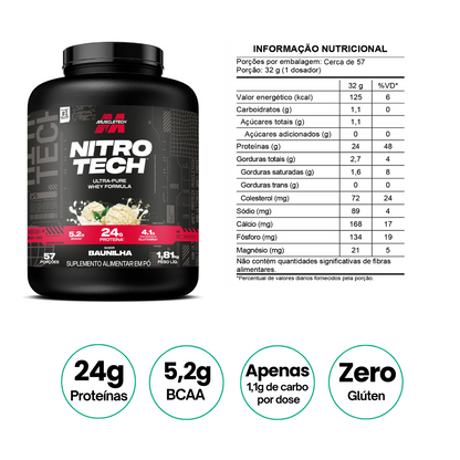 Nitro Tech Whey Ultra Pure 4Lb