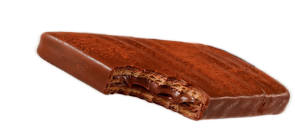 Textura interna da NitroTech Wafer Protein Bar sabor Avelã