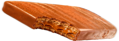 Textura interna da NitroTech Wafer Protein Bar sabor Doce de Leite