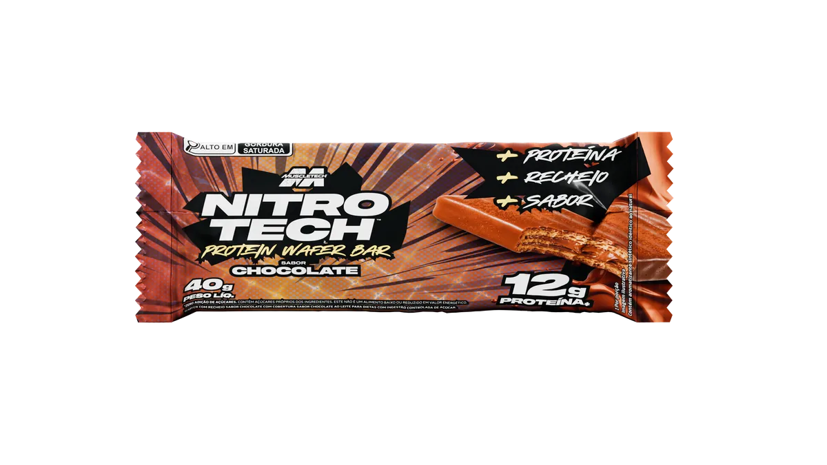 Muscletech Nitro-Tech Protein Bar Chocolate 40g Optimized Mockup