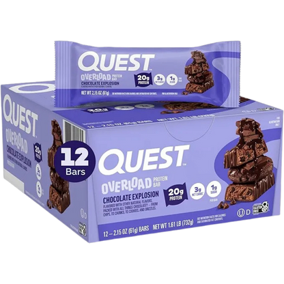 Quest bar Chocolate Explosion Overload 61g