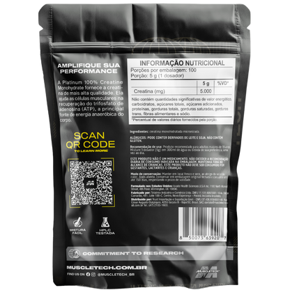 Muscletech Creatina Platinum Refil 500g