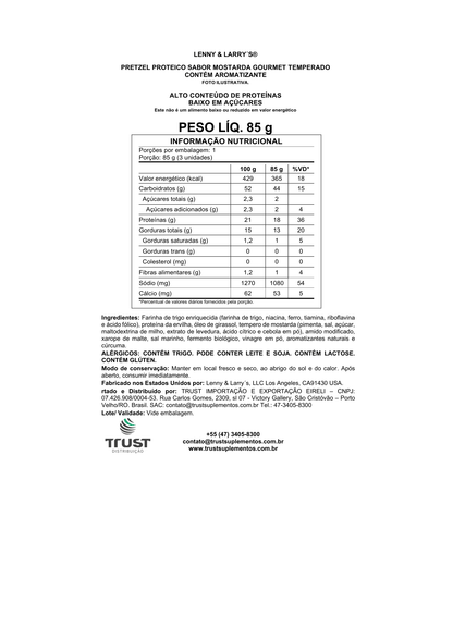 Lenny Larry's Pretzel Boujie Mustard 85g