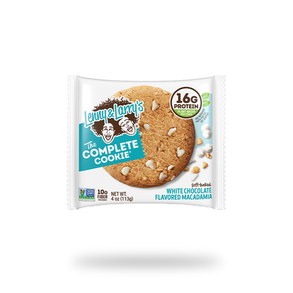 Lenny & Larry's White Choc Macadamia 113g