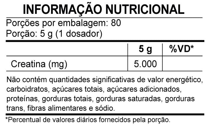 Creatina Platinum BR 400gr