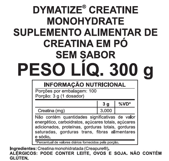 Creapure Dymatize Creatine 300g