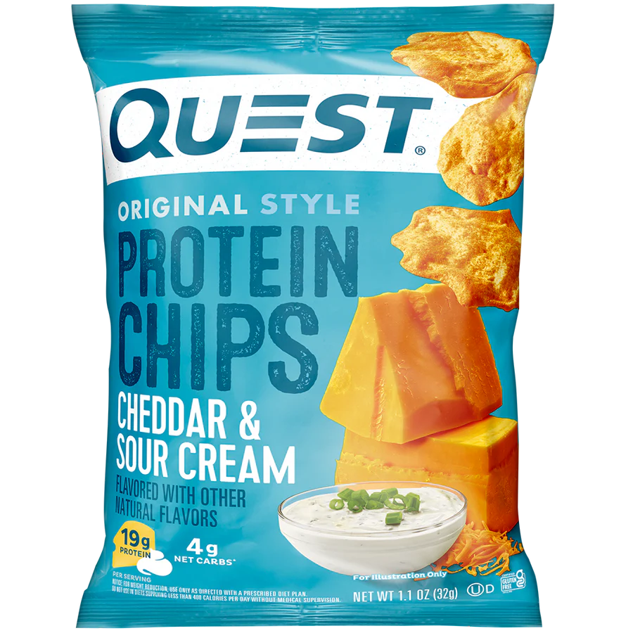 Quest Protein Chips Cheddar & Sour 32g