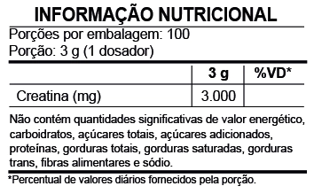 Creapure Platinum BR Creatine 300gr
