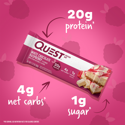 Quest bar White Chocolate Raspeberry 60g