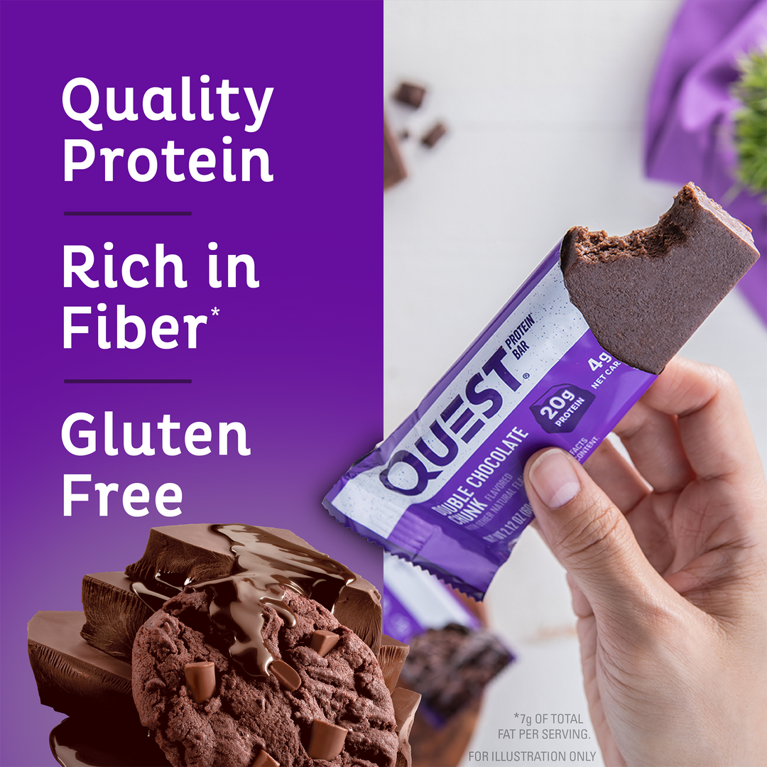 Quest Nutrition Protein Bar Double Chocolate Chunk 60g