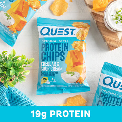 Quest Protein Chips Cheddar & Sour 32g
