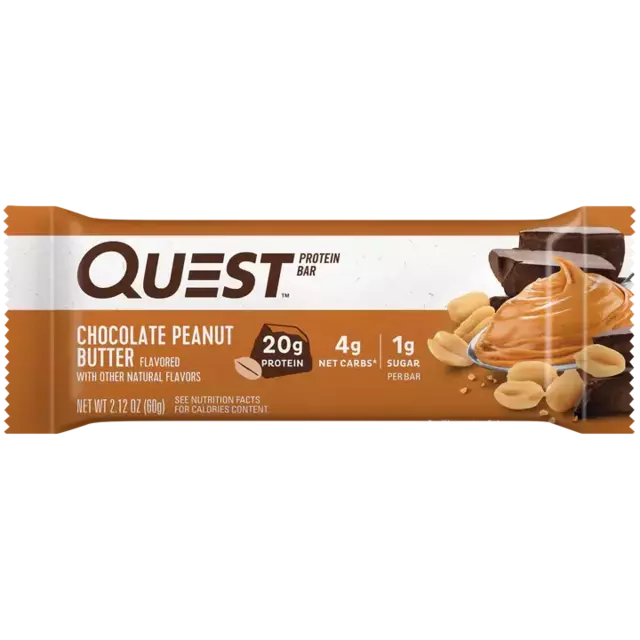 Quest protein bar choc peanut butter 60g