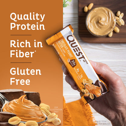 Quest Nutrition Protein Bar Choc Peanut Butter 60g