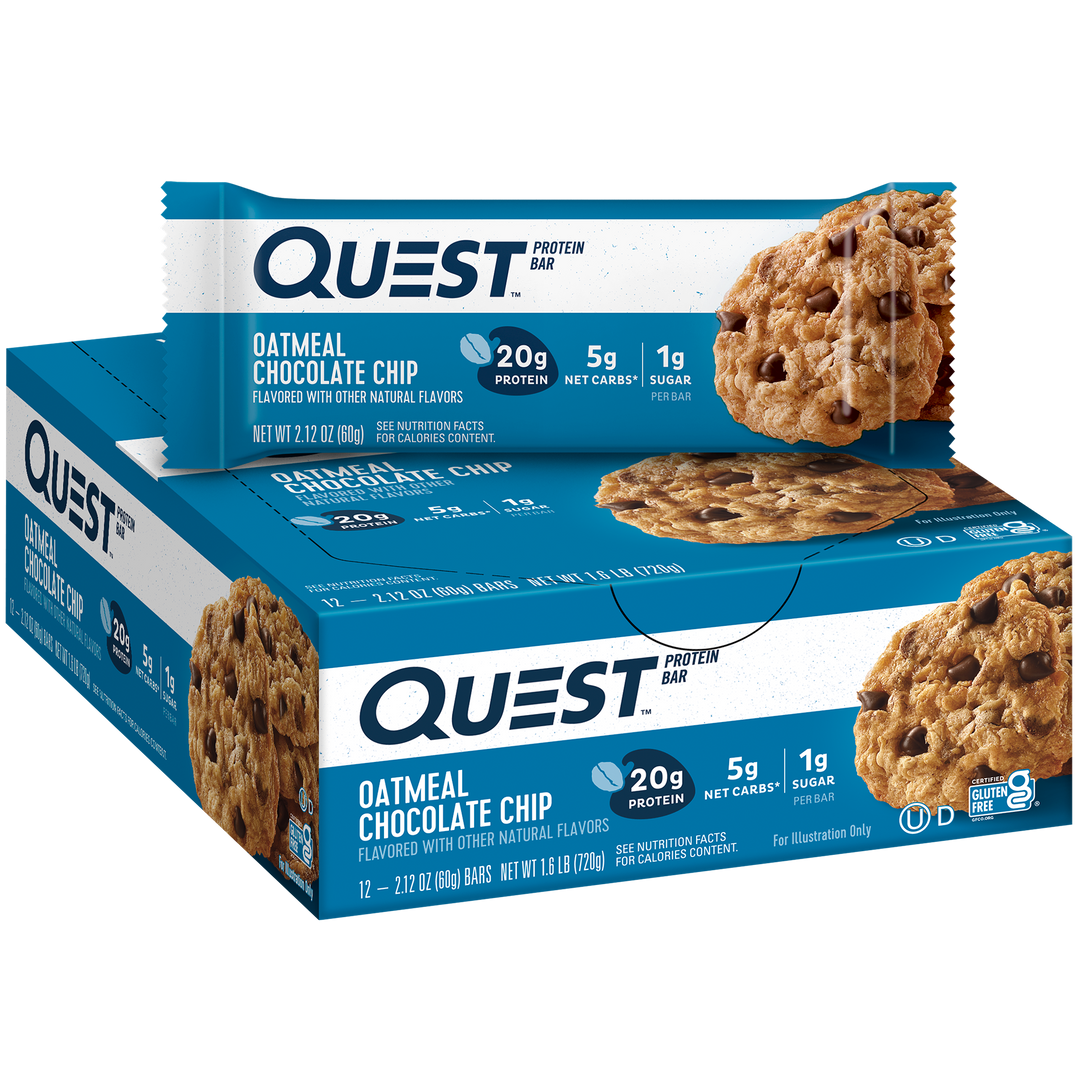 Quest Nutrition Protein Bar Oatmeal Choc chip 60g