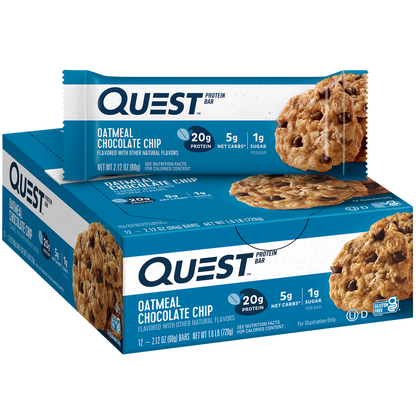 Quest Nutrition Protein Bar Oatmeal Choc chip 60g