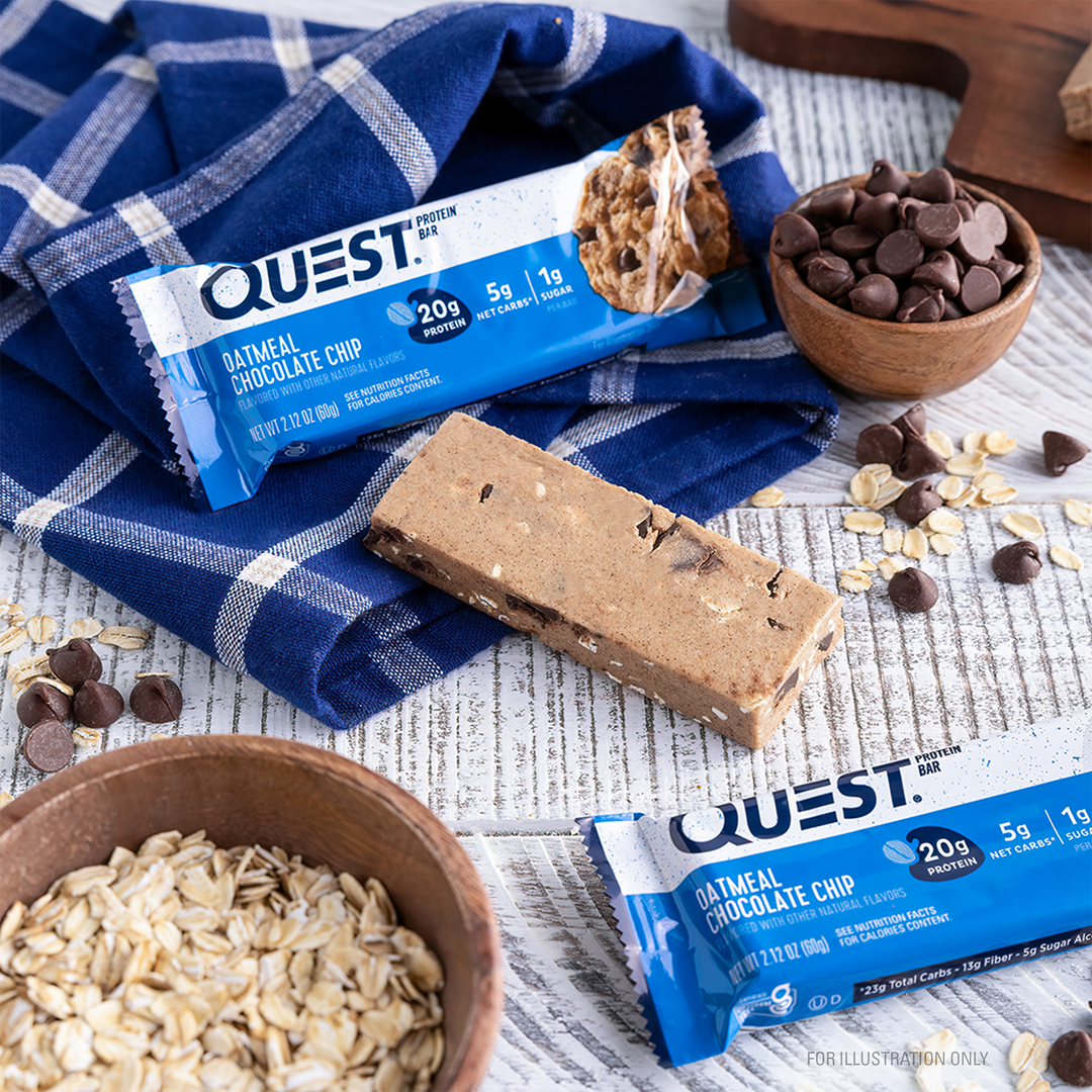 Quest Nutrition Protein Bar Oatmeal Choc chip 60g