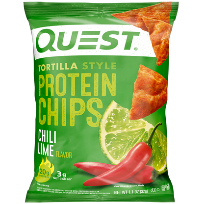 Quest Nutrition Protein Tortilla Chips Chili Lime 32g