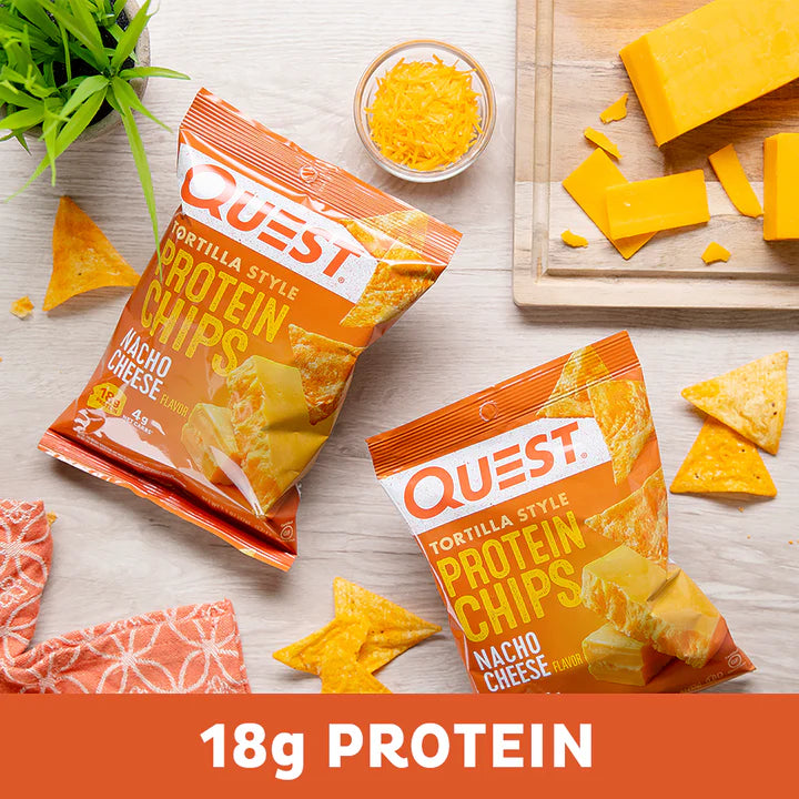 Quest Protein Tortilla Chips Nacho Cheese 32g