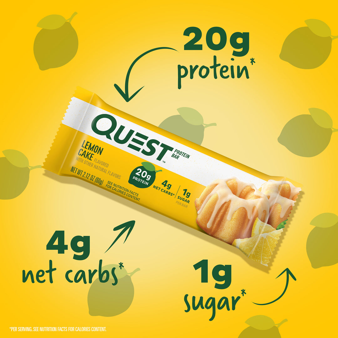 Quest Nutrition Protein Bar Lemon Cake 60g