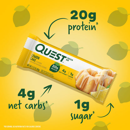 Quest Nutrition Protein Bar Lemon Cake 60g