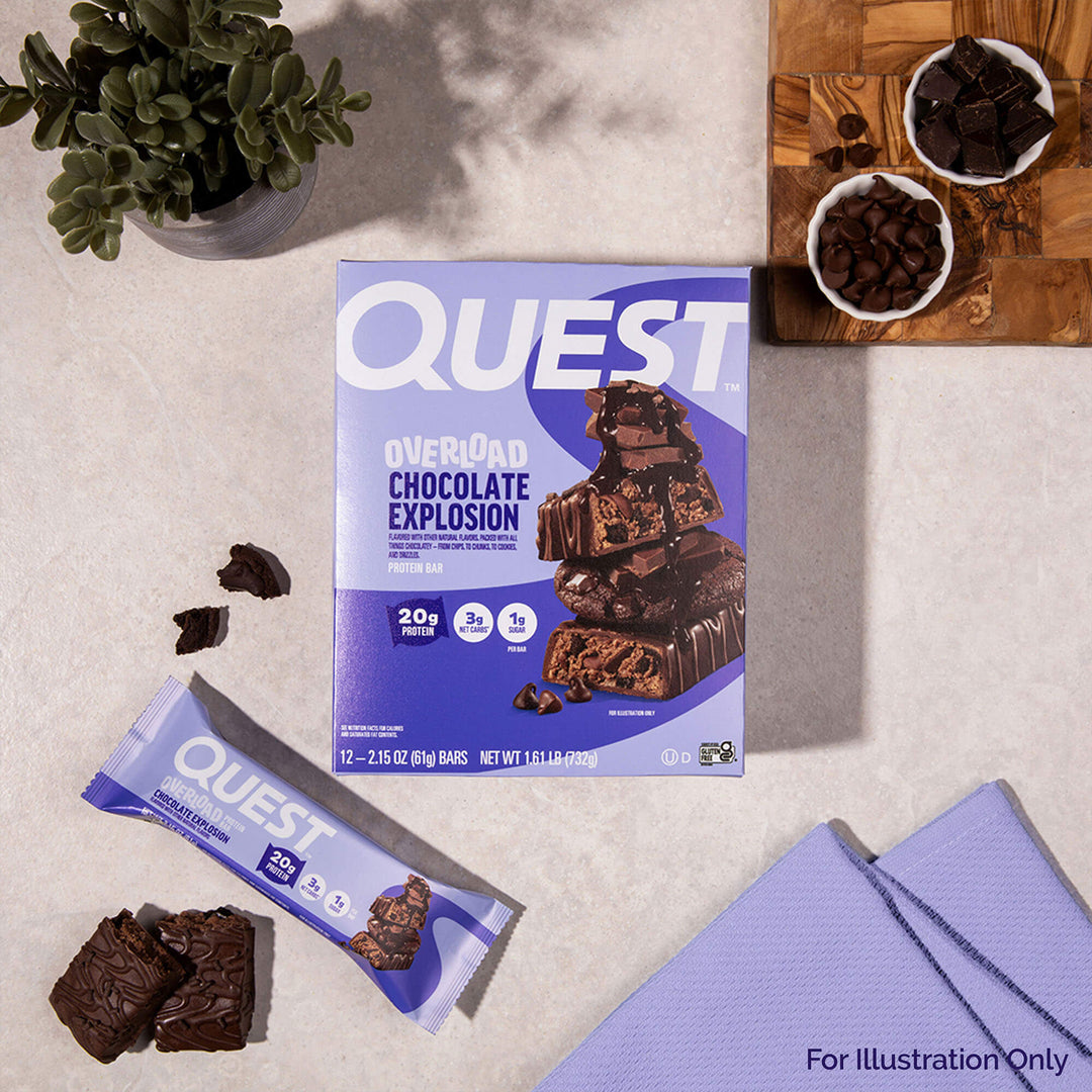Quest bar Chocolate Explosion Overload 61g