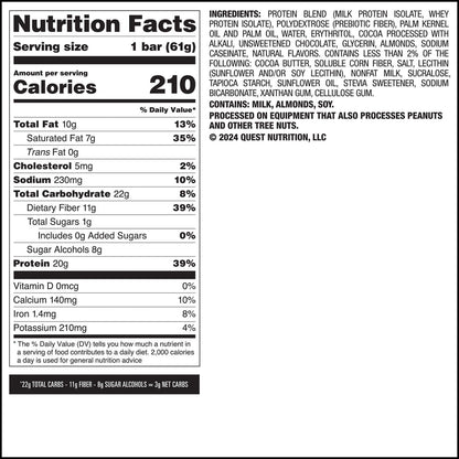 Quest bar Chocolate Explosion Overload 61g