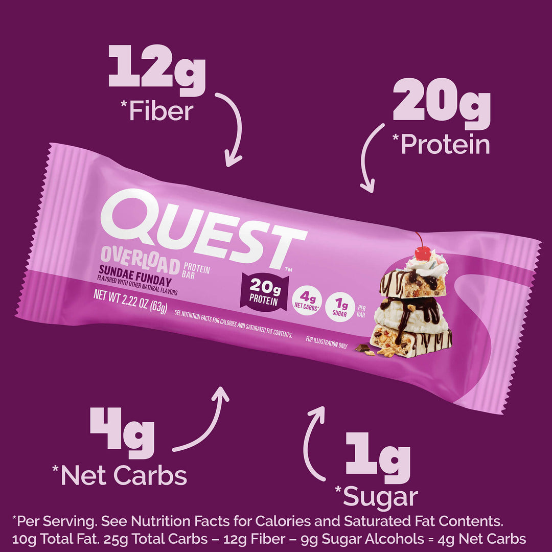 Quest Nutrition Protein Bar Sundae Funday Overload