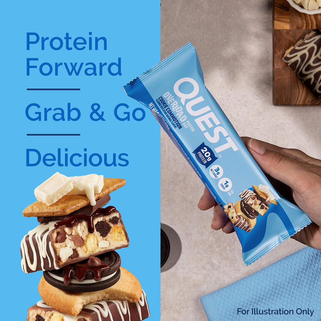 Quest Nutrition Protein Bar Cookie Commotion Overload