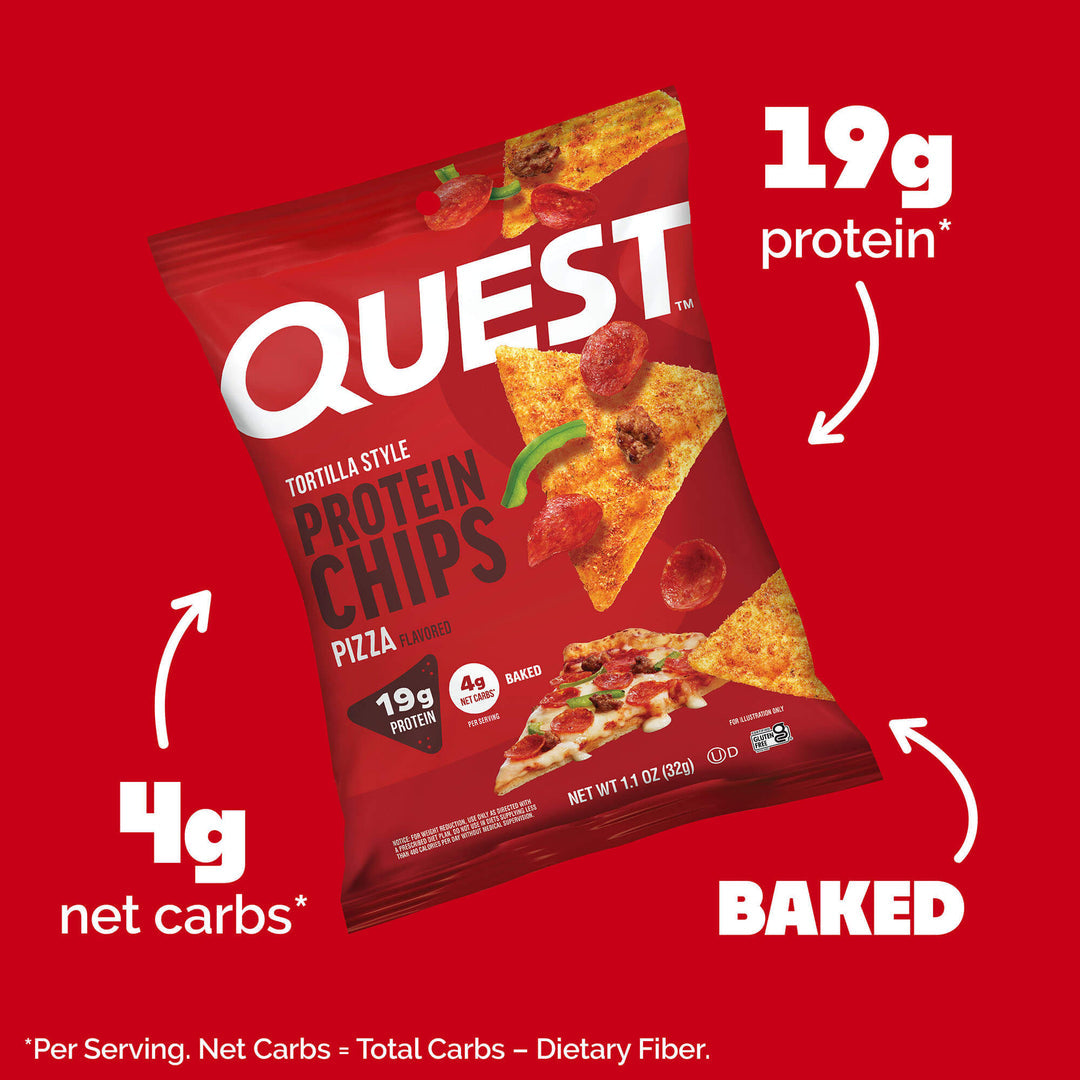 Quest Nutrition Protein Tortilla Chips Pizza 32g