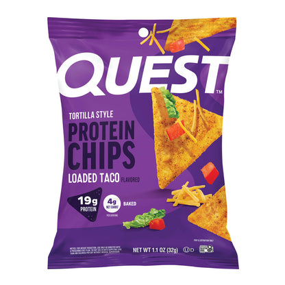 Quest Nutrition Protein Tortilla Chips Loaded Taco 32g