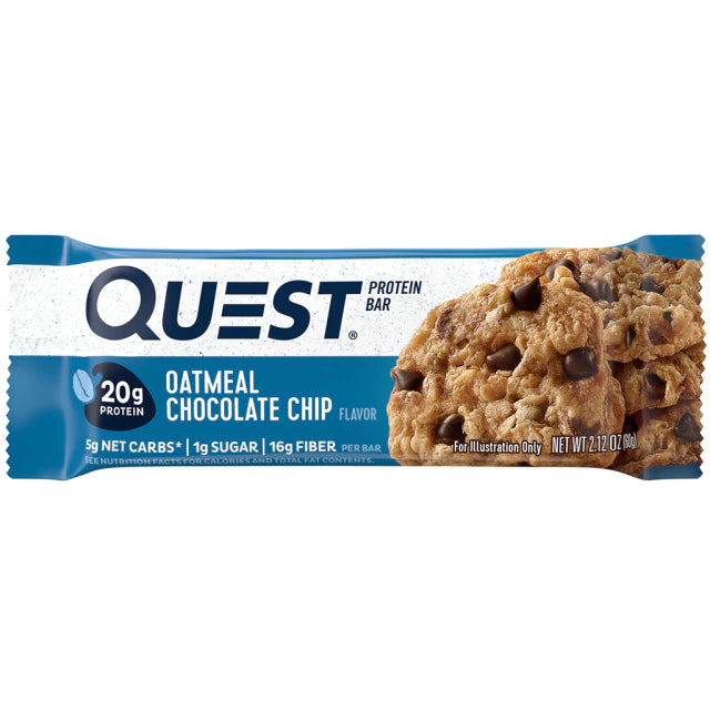 Quest protein bar oatmeal chocolate chip 60g
