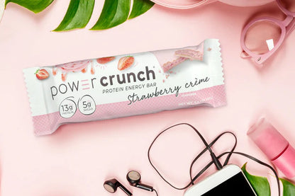 Power Crunch Portein Bar 40g Strawberry Crème