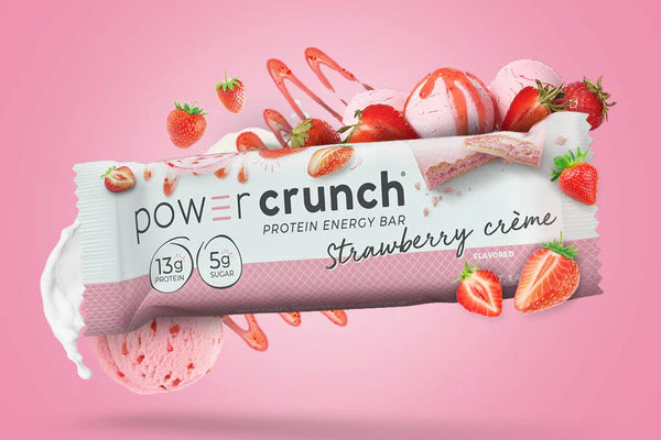Power Crunch Portein Bar 40g Strawberry Crème