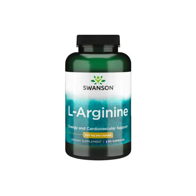 SWANSON ARGININE 500MG W/100 CAPS - SW852