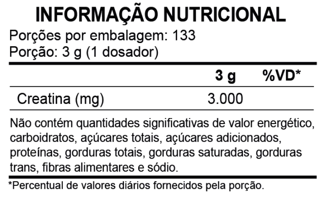 Creatine Platinum BR 400gr